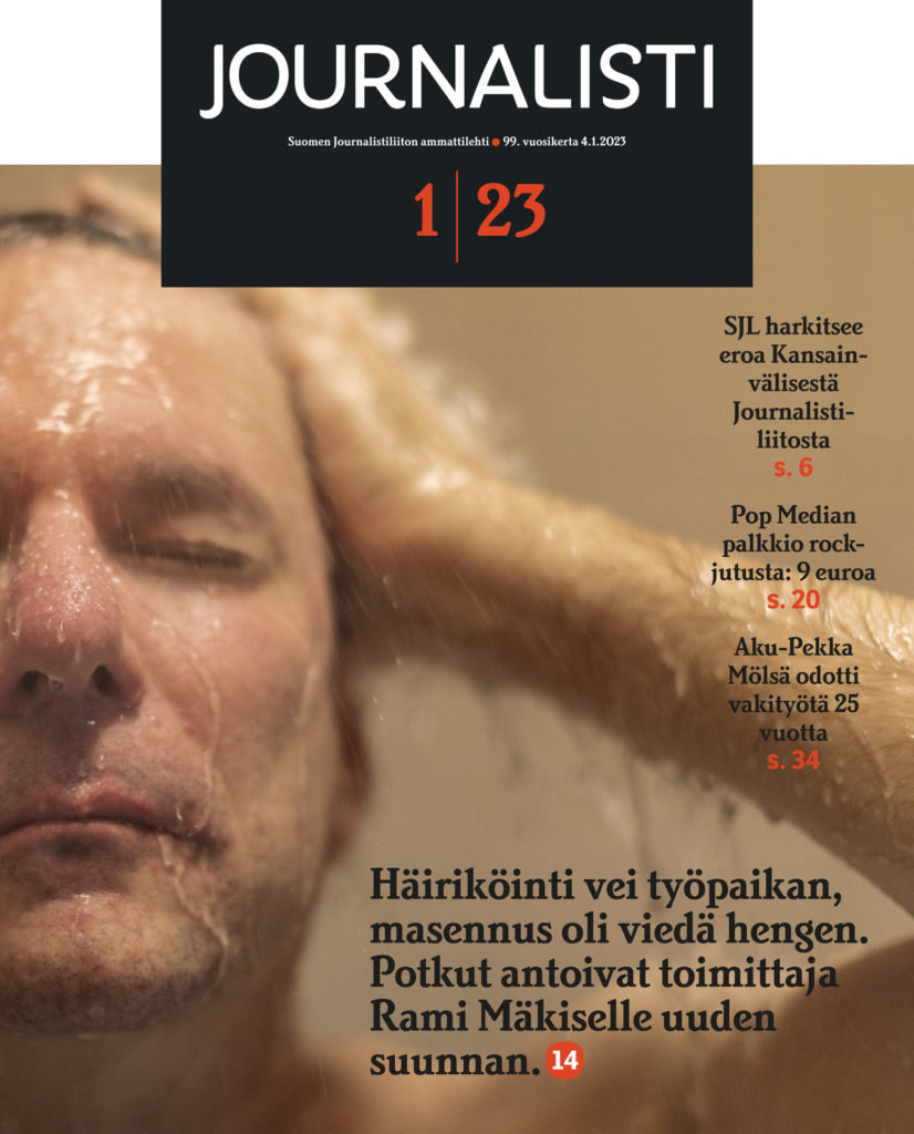 Uusin Journalisti-lehti. Journalistin kansi 1/2023